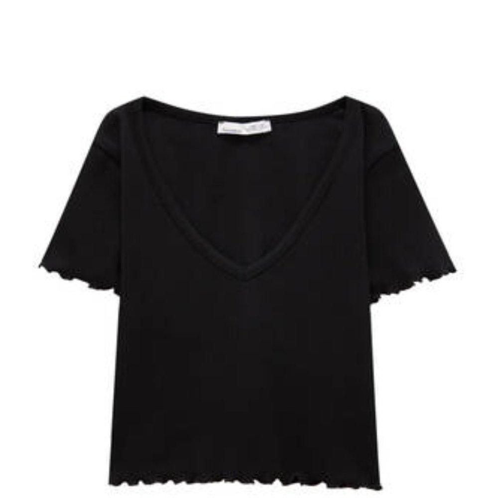 Black color women tshirt